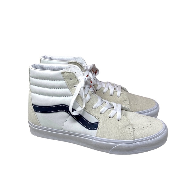 VANS Sk8-Hi Classic Sport Shoes Suede Canvas Sneakers SB White Women VN0A32QG9YG - Picture 7 of 9